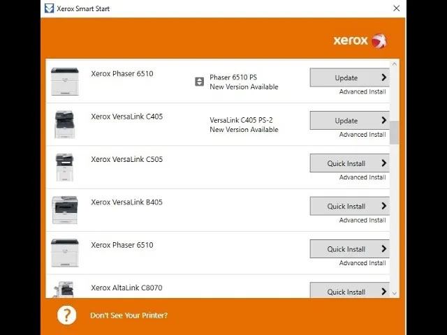 Instalar driver con Xerox Smart Start